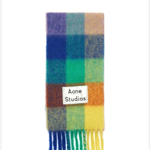 *only tried on * ACNE STUDIOS
Checked Scarf rainbow - Picture 2 of 3